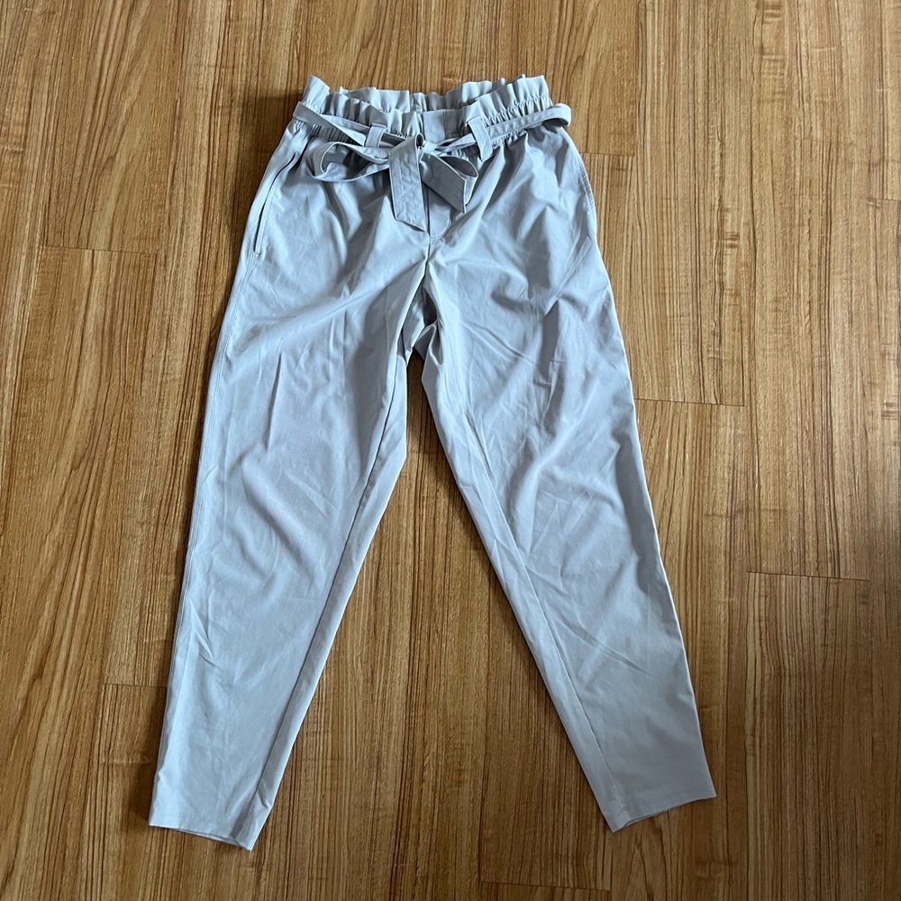 Light & Airy Fabric Pants with Belt
